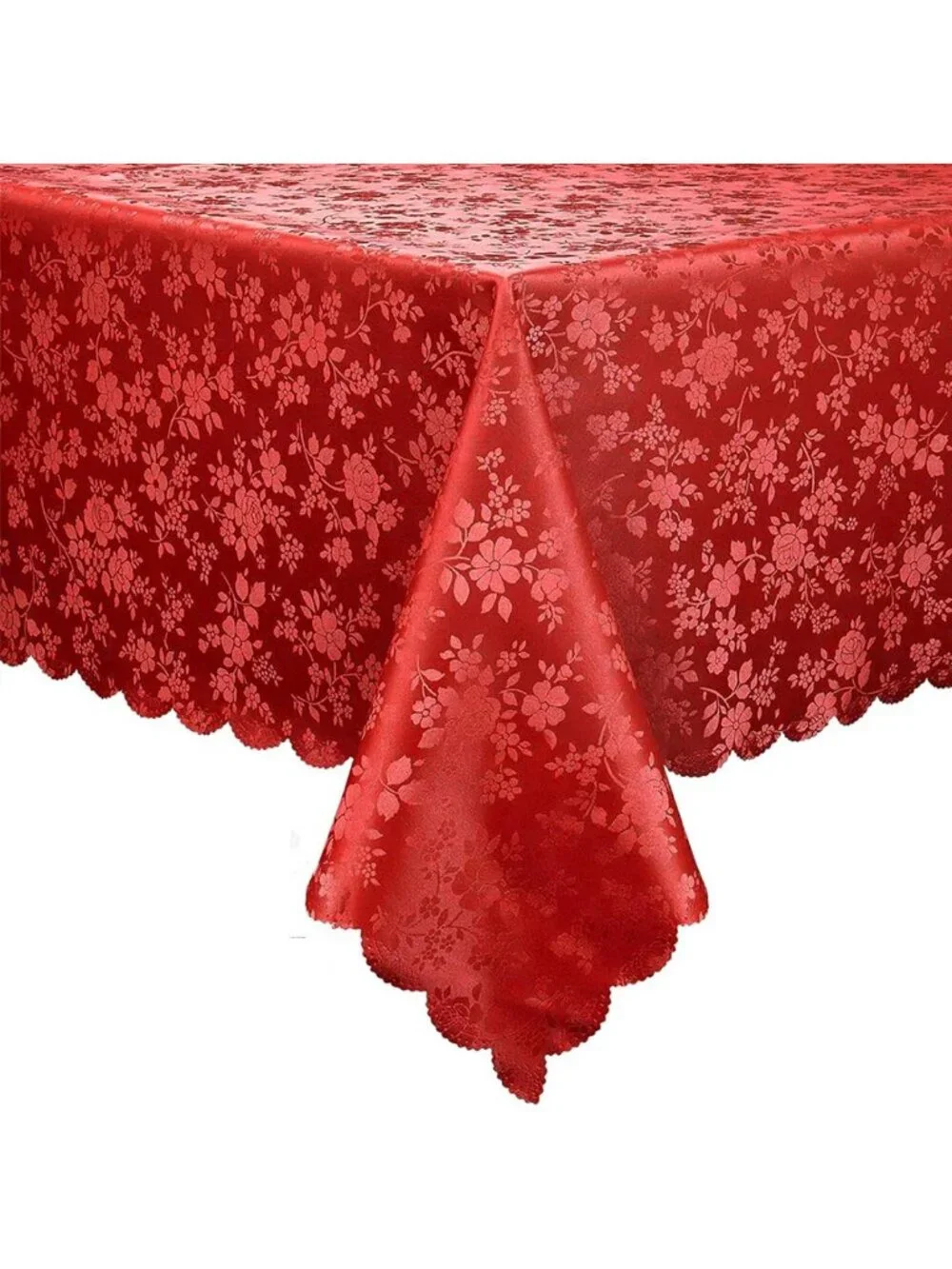 Waterproof Heavy Duty Vinyl Tablecloth, Rectangle 60x84 Inch, Durable & Easy